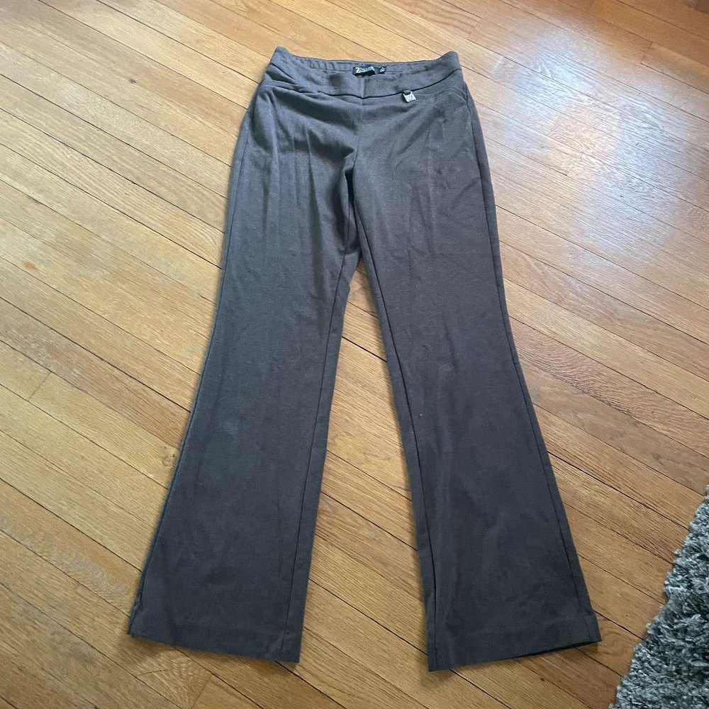 New York & Company Brown Stretchy Pant S small